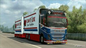 ETS2 Volvo Truck Mod: FH16 Tandem Flower Line V4.0 1.51 (Featured)