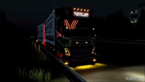 ETS2 Volvo Truck Mod: FH16 Tandem Flower Line V4.0 1.51 (Image #2)