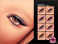 Sims 4 Female Makeup Mod: Eyeshadow N309 V3 (Featured)