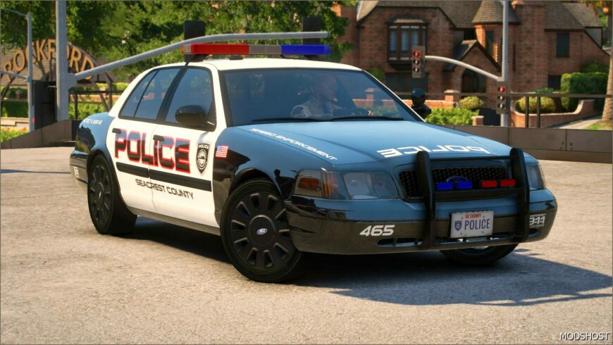 GTA 5 Ford Vehicle Mod: Nfshp: 2008 Ford Crown Victoria Scpd Add-On | NON ELS | Sound | Template V2.1 (Featured)