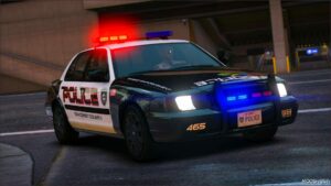 GTA 5 Ford Vehicle Mod: Nfshp: 2008 Ford Crown Victoria Scpd Add-On | NON ELS | Sound | Template V2.1 (Image #3)