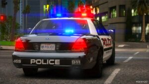 GTA 5 Ford Vehicle Mod: Nfshp: 2008 Ford Crown Victoria Scpd Add-On | NON ELS | Sound | Template V2.1 (Image #4)