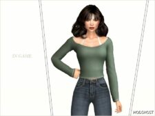 Sims 4 Adult Clothes Mod: Mila TOP (Featured)