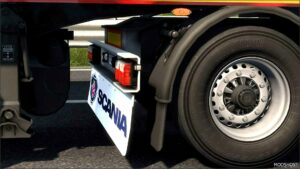 ETS2 Scania Part Mod: Mudflap Scania SCS BOX 30 09 2024 1.51 (Image #2)