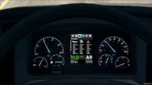 ATS Freightliner Interior Mod: Cascadia 2019 Improved Dashboard V3.5 (Image #2)