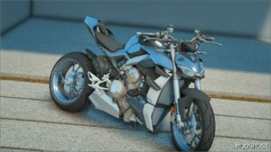 GTA 5 Vehicle Mod: 2020 Ducati Streetfighter V4S Add-On / Livery (Image #4)