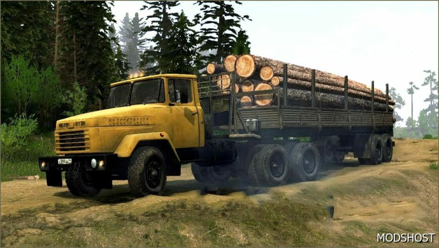 MudRunner Kraz Mod: 6510/6444 Truck (Featured)