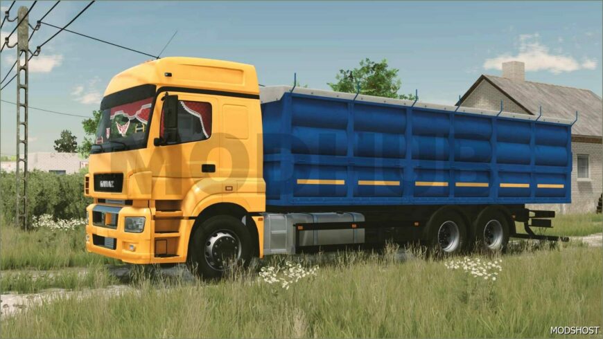 FS22 Kamaz Truck Mod: -65207 V1.1 (Featured)