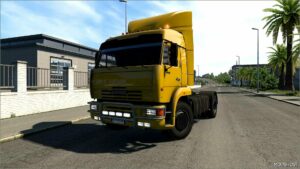 ETS2 Kamaz Truck Mod: 6460 + Trailers V8.7 – 1.51 (Image #2)