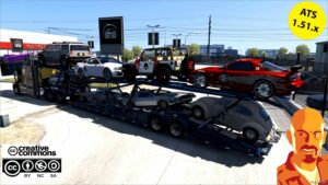 ATS Kenworth Truck Mod: T660 Car Hauler V1.2 1.51 (Image #3)