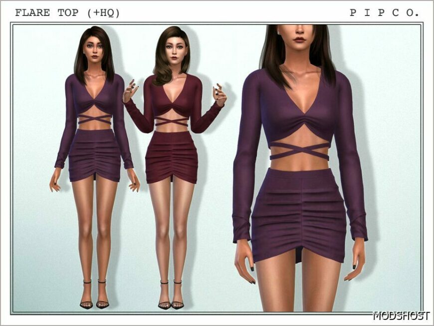 Sims 4 Formal Clothes Mod: Flare SET (Featured)