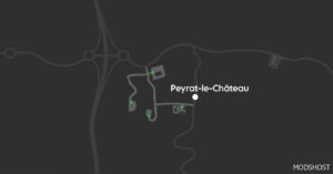 ETS2 Mod: Peyrat-Le-Château (MAP Addon) 1.51 (Image #5)