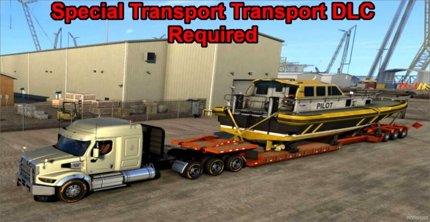 ATS Mod: Lowboy Trailers by Eddie Yantz 1.51 (Featured)