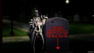 GTA 5 Player Mod: Beetlejuice from Multiversus Add-On PED (Image #3)