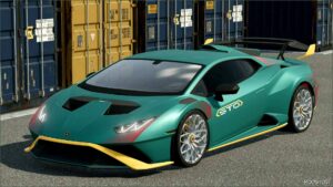 FS22 Lamborghini Car Mod: 2024 Lamborghini Huracan STO (Featured)