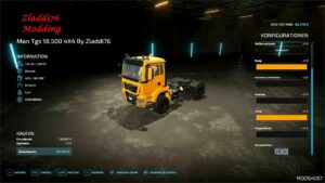 FS22 MAN Truck Mod: TGS 18.500 4X4 (Featured)