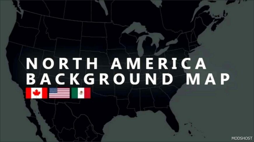 ATS Mod: North America Background Map V1.4.1 (Featured)