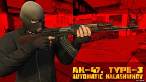 GTA 5 Weapon Mod: AK47 Auto Kalash Animated (Featured)