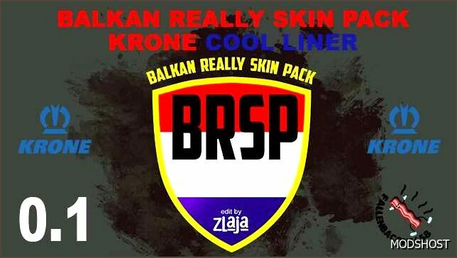 ETS2 Krone Mod: Brsp Balkan Really Skin Pack for Krone Cool Liner by Zlaja V0.5 (Featured)