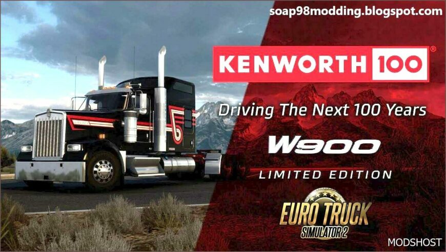 ETS2 Kenworth Truck Mod: W900 LE V1.2.4 1.51 (Featured)