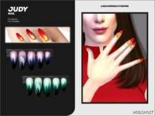 Sims 4 Female Accessory Mod: Judy Nail (Featured)