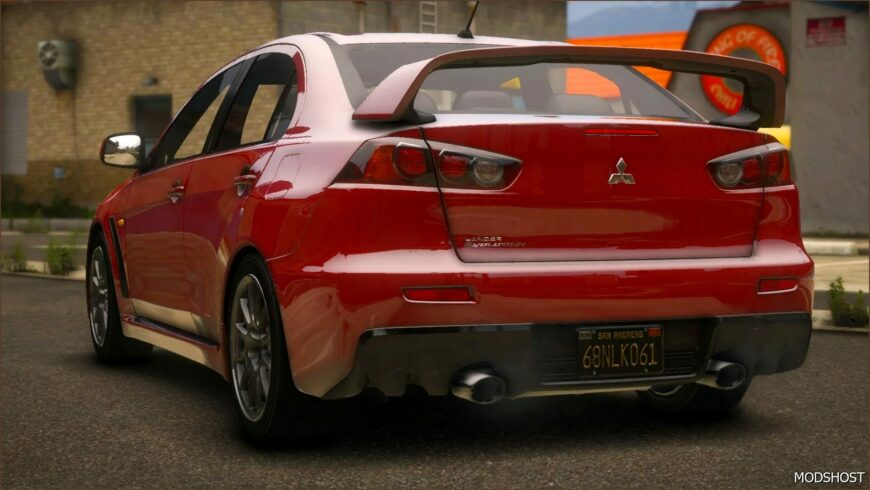 GTA 5 Mitsubishi Vehicle Mod: Nfshp: 2008 Mitsubishi Lancer Evolution X Add-On | Template (Featured)