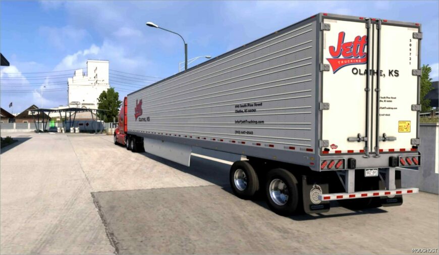 ATS Mod: SCS REF Trailer 53 Jett Skin 1.51 (Featured)