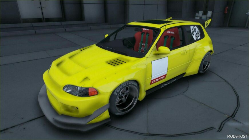 GTA 5 Honda Vehicle Mod: Civic EG6 Pandem Kits V2.0 (Featured)