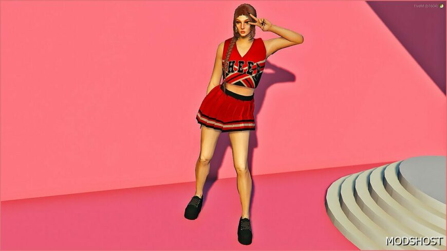 GTA 5 Player Mod: Cheerleader SET – Halloween Themed for MP Female (Featured)