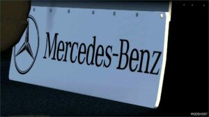 ETS2 Mercedes-Benz Part Mod: Mudflap Mercedes-Benz SCS BOX 10 10 2024 1.51 (Image #6)