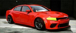 GTA 5 Dodge Vehicle Mod: 2020 Dodge Charger Scatpack Widebody (Featured)