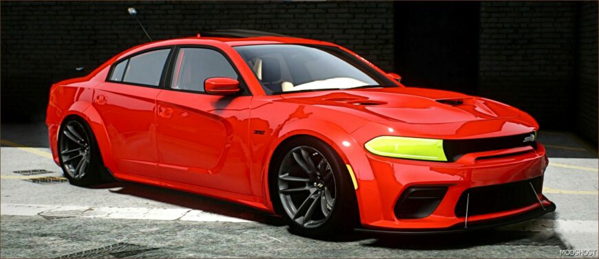 GTA 5 Dodge Vehicle Mod: 2020 Dodge Charger Scatpack Widebody (Featured)