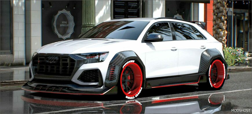 GTA 5 Audi Vehicle Mod: RSQ8 Widebody Custom (Featured)