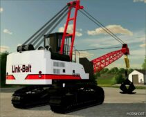 FS22 Forklift Mod: Link Belt 4040 Grapple Yarder (Featured)