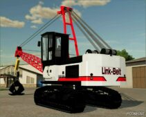 FS22 Forklift Mod: Link Belt 4040 Grapple Yarder (Image #2)