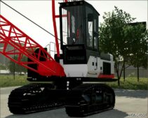 FS22 Forklift Mod: Link Belt 4040 Grapple Yarder (Image #4)