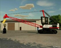 FS22 Forklift Mod: Link Belt 4040 Grapple Yarder (Image #5)