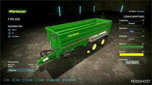 FS22 Fortuna Trailer Mod: FTM 200 V1.2 (Image #2)