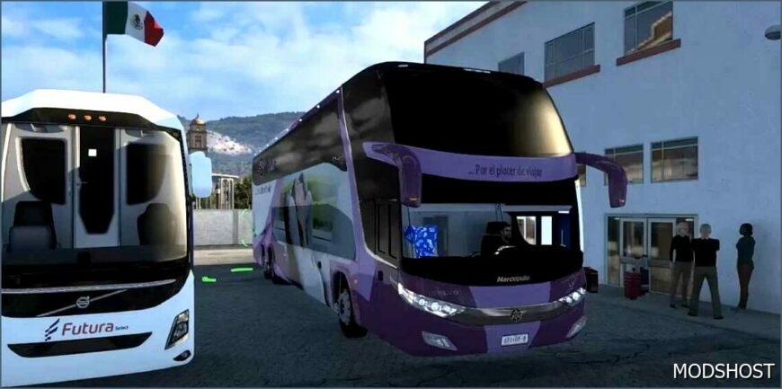 ETS2 Marcopolo Bus Mod: G7 1800 DD 1.51 (Featured)