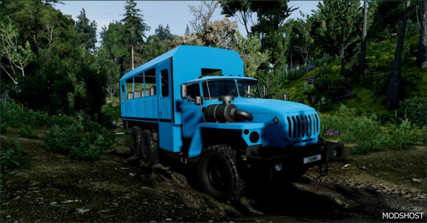 BeamNG Truck Mod: Ural 4320-31 V3.0 0.32 (Featured)