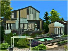 Sims 4 House Mod: Modern Scandinavian 5 (Image #4)