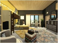 Sims 4 House Mod: Modern Scandinavian 5 (Image #9)