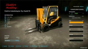 FS22 Mod: Electric Forklift (Featured)