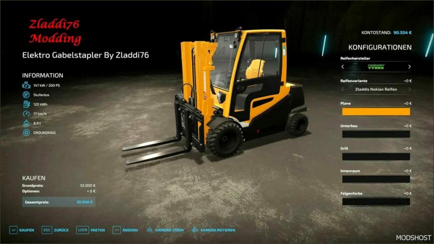 FS22 Mod: Electric Forklift (Featured)