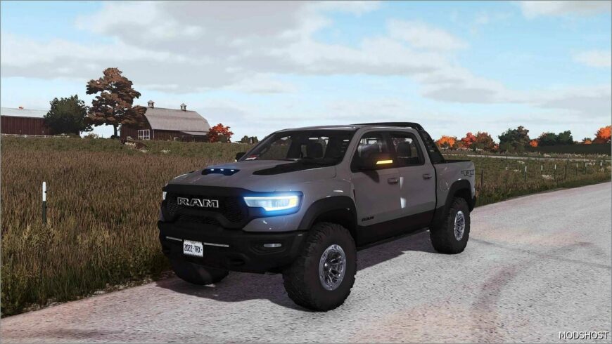 FS22 RAM Car Mod: 2022 Dodge RAM TRX V1.0.0.1 (Featured)