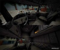 ETS2 Renault Mod: Convoy Interior for Renault Range T EVO by Gloover 1.51 (Image #3)