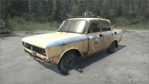 MudRunner Car Mod: Moskvich-2140 Militia V02.03.24 (Featured)