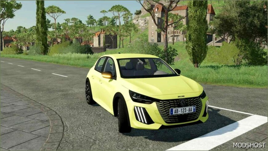 FS22 Peugeot Car Mod: 208 2024 (Featured)