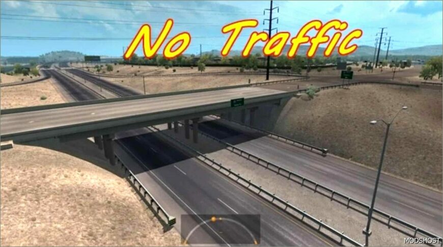 ATS Mod: NO Traffic 1.51 (Featured)