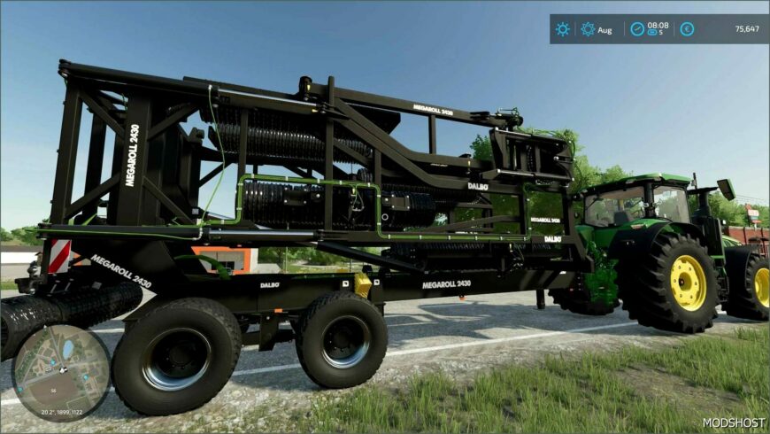 FS22 Implement Mod: Dablo Megaroll (Featured)